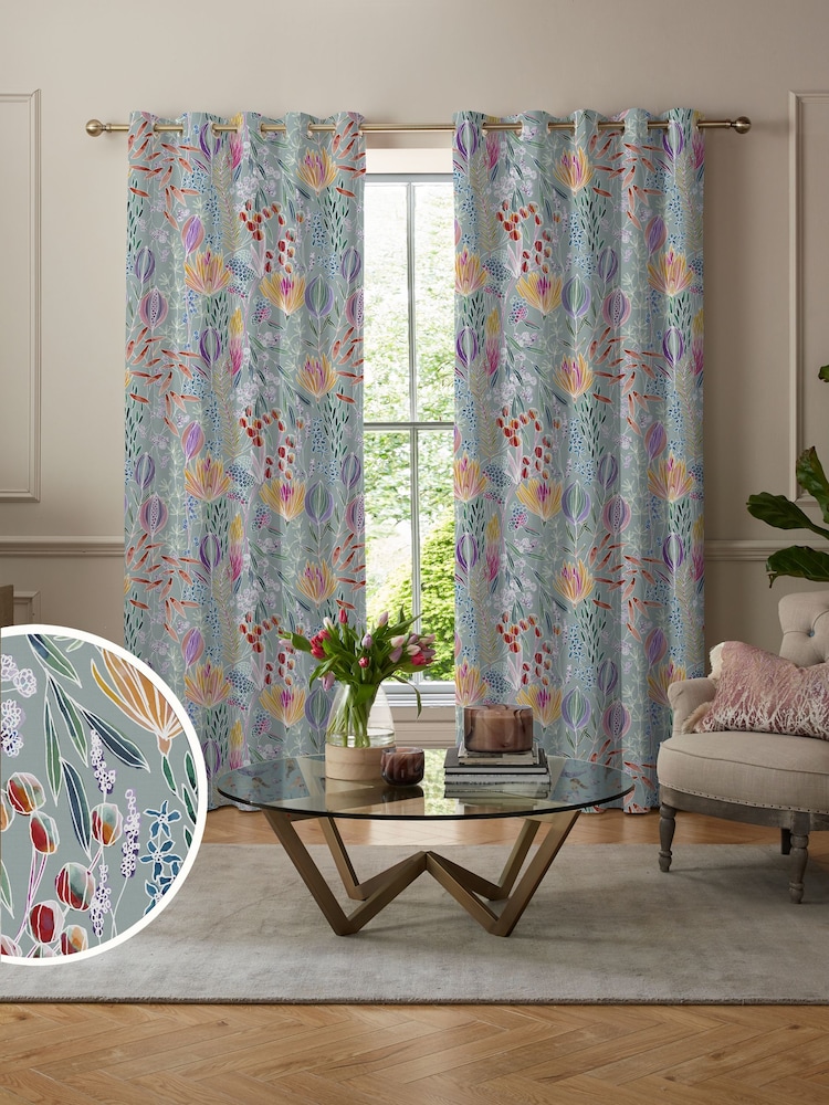 Voyage Egg Blue Masina Made to Measure Curtains - Image 1 of 8