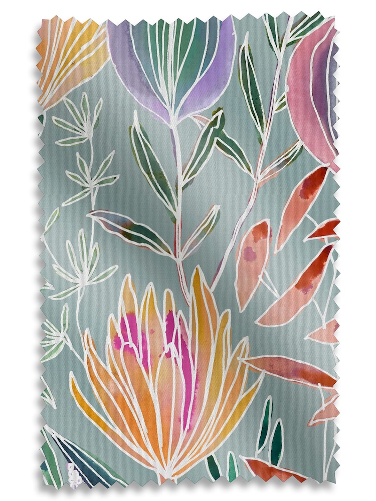Voyage Egg Blue Masina Made to Measure Curtains - Image 8 of 8