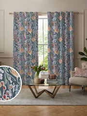 Voyage Papaya Grey Masina Made to Measure Curtains - Image 1 of 8
