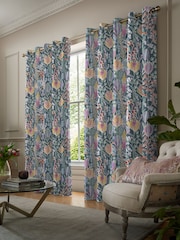 Voyage Papaya Grey Masina Made to Measure Curtains - Image 2 of 8