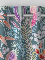 Voyage Papaya Grey Masina Made to Measure Curtains - Image 6 of 8