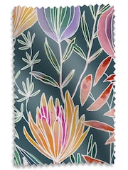 Voyage Papaya Grey Masina Made to Measure Curtains - Image 8 of 8