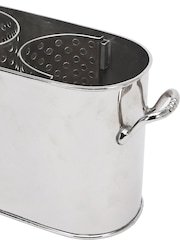 Pacific Silver/White Shiny Wine Holder - Image 3 of 4