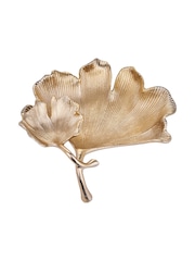 Pacific Gold Decorative Dual Gingko Leaf Bowl - Image 2 of 4