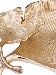 Pacific Gold Decorative Dual Gingko Leaf Bowl - Image 3 of 4