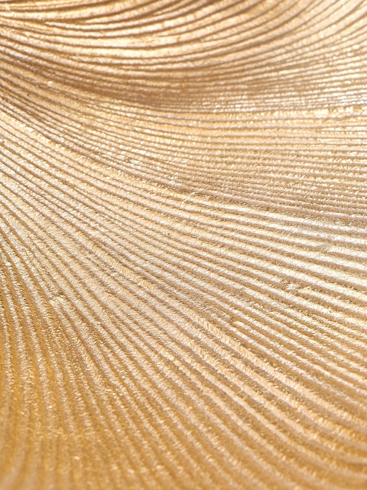 Pacific Gold Decorative Dual Gingko Leaf Bowl - Image 4 of 4