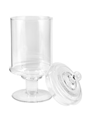 Pacific Verona Clear Glass Large Decorative Jar with Lid - Image 3 of 4