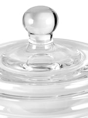 Pacific Verona Clear Glass Large Decorative Jar with Lid - Image 4 of 4