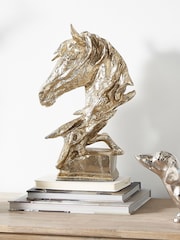 Pacific Shiny Gold Horse Head Ornament - Image 1 of 4