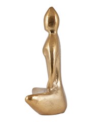 Pacific Shiny Gold Sitting Statue - Image 4 of 4