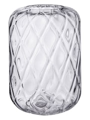 Pacific Clear Glass Quadrant Small Vase - Image 1 of 4