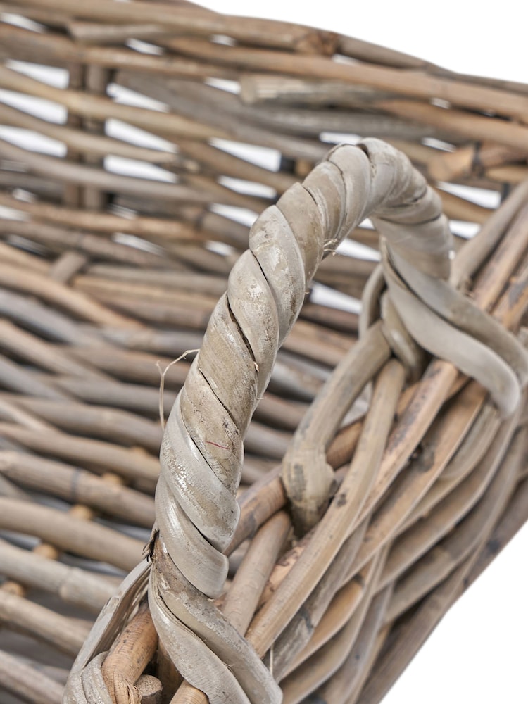 Pacific Set of 2 Grey Kubu Tray Storage Baskets - Image 4 of 4