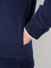 Crew Clothing Company Blue Stripe Cotton Casual Sweatshirt - Image 4 of 5