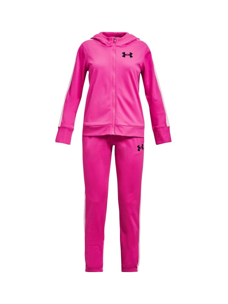 Under Armour Pink Youth Knit Hood Tracks - Image 1 of 2