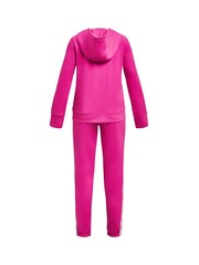 Under Armour Pink Youth Knit Hood Tracks - Image 2 of 2