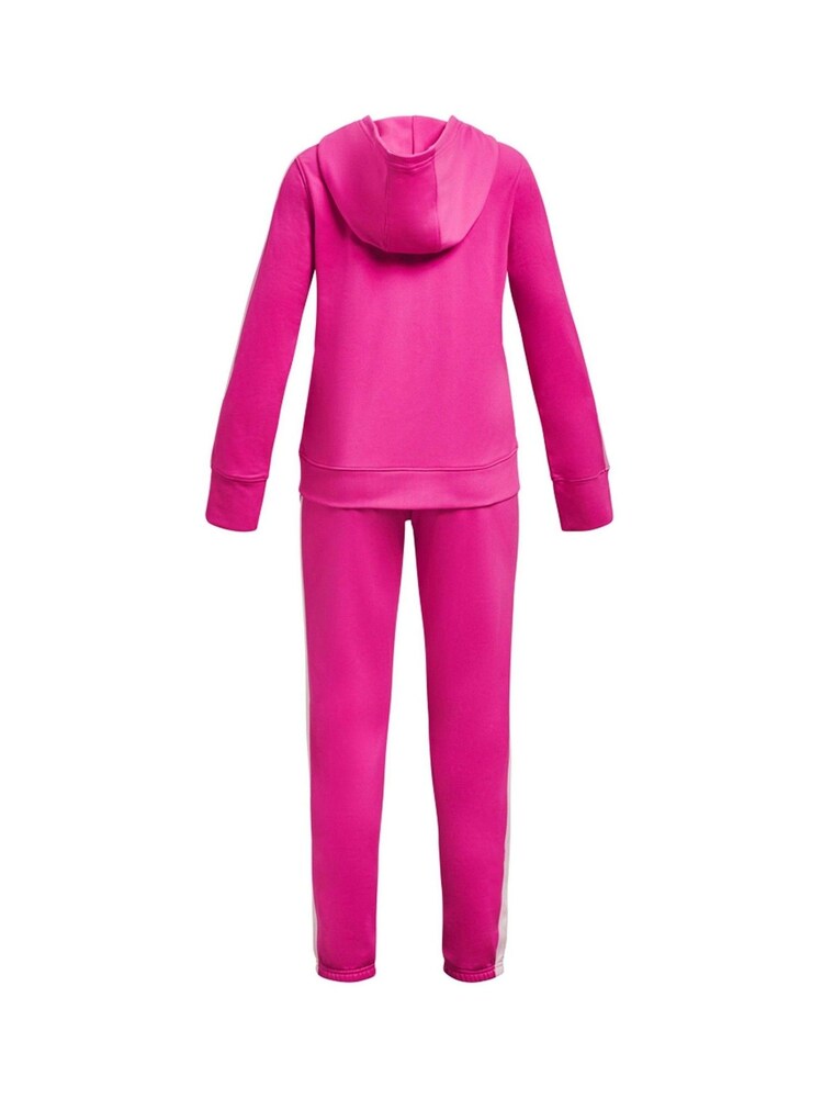 Under Armour Pink Youth Knit Hood Tracks - Image 2 of 2