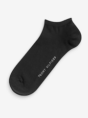 Tommy Hilfiger Black Mens Sneaker Socks 6 Pack - Image 2 of 2