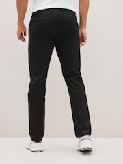 Black Shower Resistant Golf Stretch Chino Trousers - Image 3 of 8
