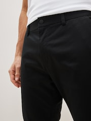 Black Shower Resistant Golf Stretch Chino Trousers - Image 5 of 8