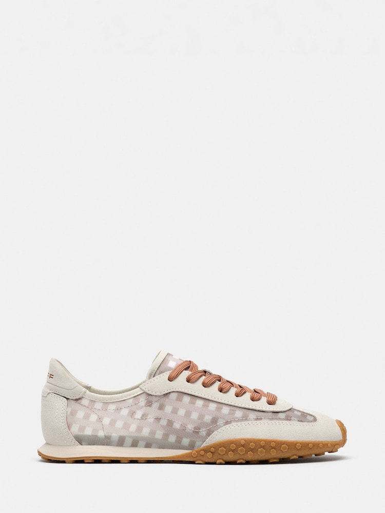 HOFF White Bridge Vichy Off White Trainers - Image 1 of 6