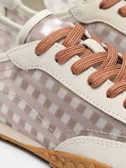 HOFF White Bridge Vichy Off White Trainers - Image 5 of 6