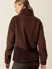 Ariat Chocolate Brown Laviolette Full Zip Sweatshirt - Image 2 of 4