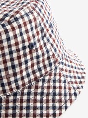 Navy Blue Check Reversible Bucket Hats 2 Pack - Image 14 of 17