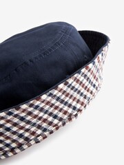 Navy Blue Check Reversible Bucket Hats 2 Pack - Image 17 of 17