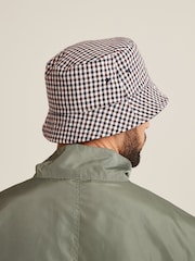 Navy Blue Check Reversible Bucket Hats 2 Pack - Image 6 of 17