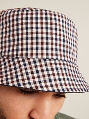 Navy Blue Check Reversible Bucket Hats 2 Pack - Image 7 of 17