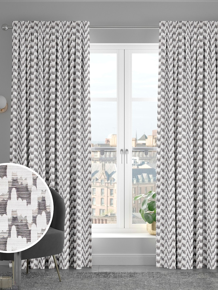 Grey Toro Made To Measure Curtains - Image 1 of 9