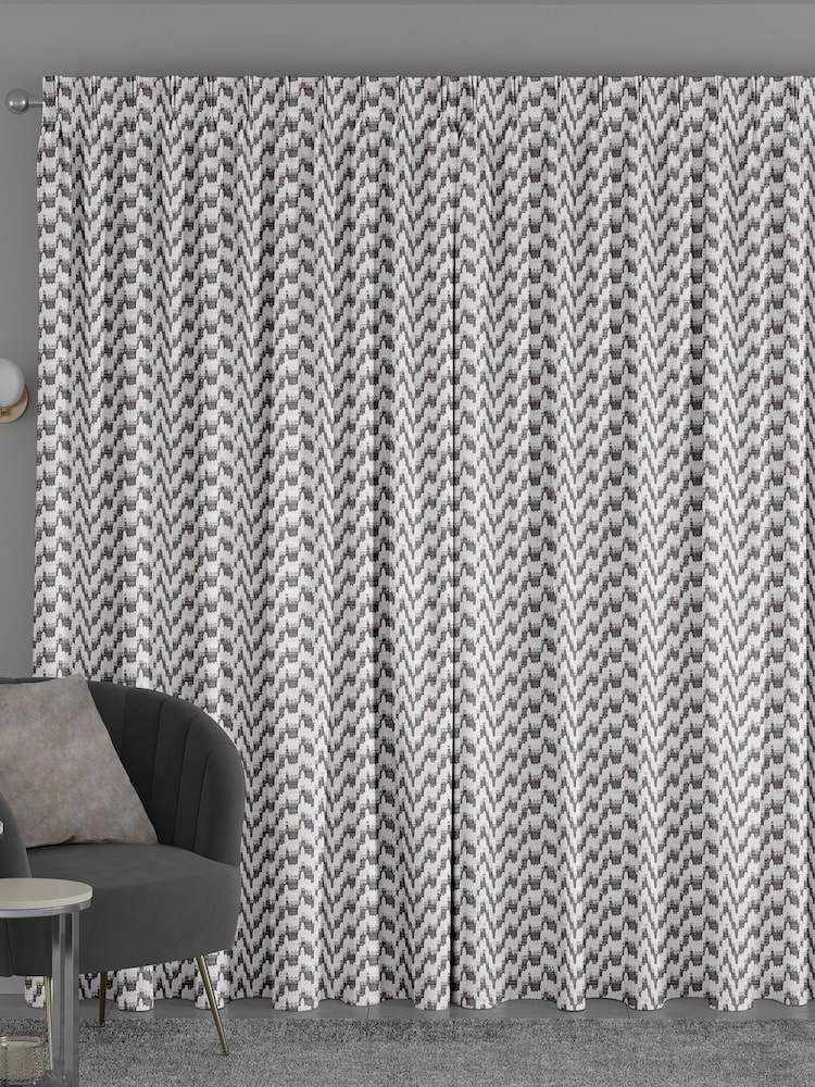 Grey Toro Made To Measure Curtains - Image 2 of 9