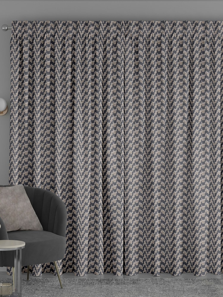 Grey Toro Made To Measure Curtains - Image 2 of 9
