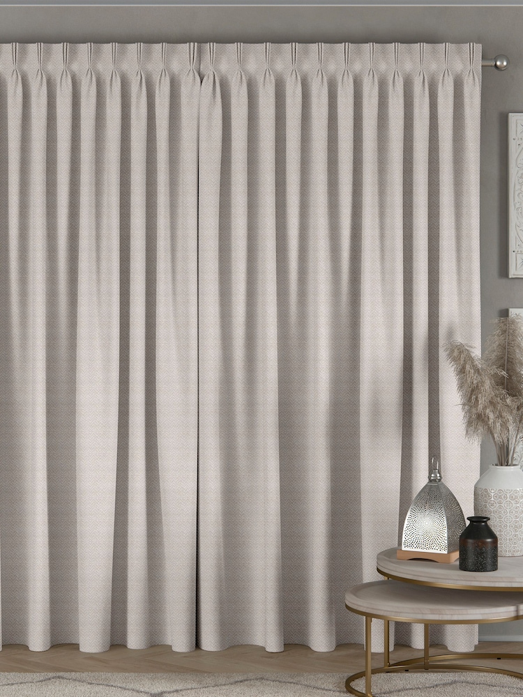 Silver Ziggy Made To Measure Curtains - Image 2 of 9