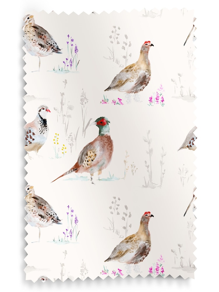 Natural Bird Made To Measure Curtains - Image 9 of 9