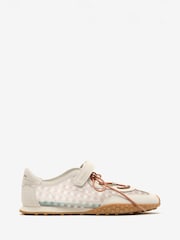 HOFF White Bridge Bow Vichy Off White Trainers - Image 1 of 7