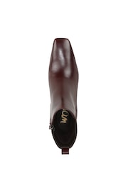 Sam Edelman Brown Peony Pull On Ankle Boots - Image 3 of 4