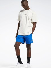 Reebok 100% Cotton Classics Small Vector White T-Shirt - Image 4 of 5