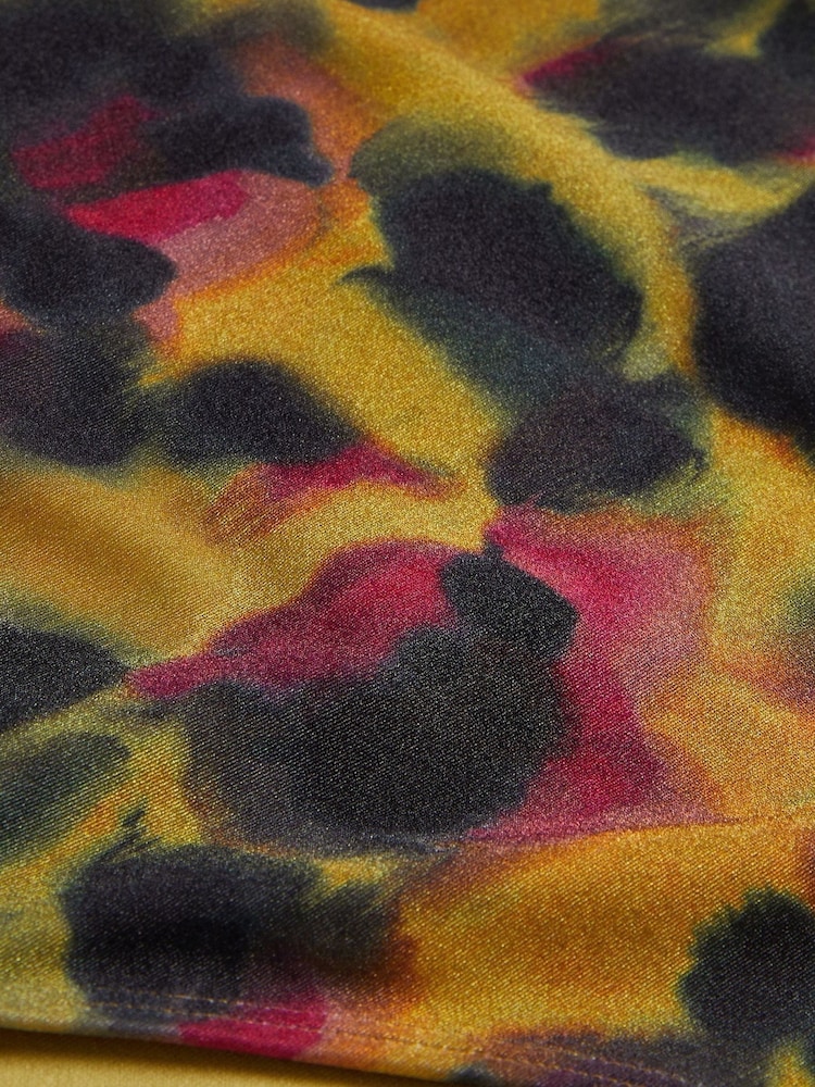 Ted Baker Telsa Brown One Shoulder With Cut Out Back Swimsuit - Image 3 of 3