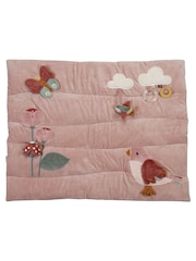 Little Dutch Pink Flowers and Butterflies Playpen Mat - Image 3 of 4