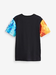 Black Dragon Fire All-Over Print Short Sleeve T-Shirt (5-16yrs) - Image 2 of 3