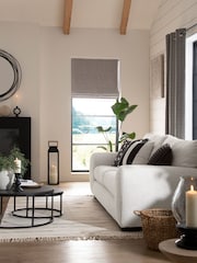 Black 43 x 43cm Global Bobble 100% Cotton Cushion - Image 5 of 7