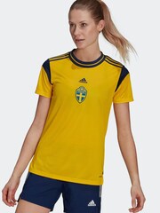 adidas Yellow Sweden 21/22 Home Jersey - Image 1 of 7