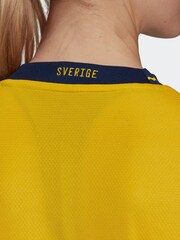 adidas Yellow Sweden 21/22 Home Jersey - Image 5 of 7