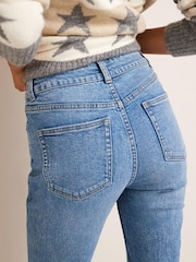 Mid Blue Comfort Stretch Mom Jeans - Image 4 of 5
