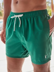 Cobalt Blue/Tennis Green 2 pack Swim Shorts - Image 4 of 6