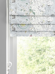 Cath Kidston Mint Power To The Peaceful Made To Measure Roman 100% Cotton Blinds - Image 2 of 6