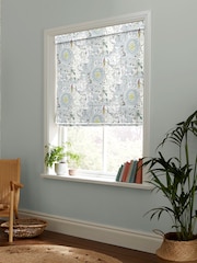 Cath Kidston Mint Power To The Peaceful Made To Measure Roman 100% Cotton Blinds - Image 5 of 6