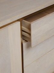 Light Colton Mango Wood Large Sideboard - Image 3 of 8