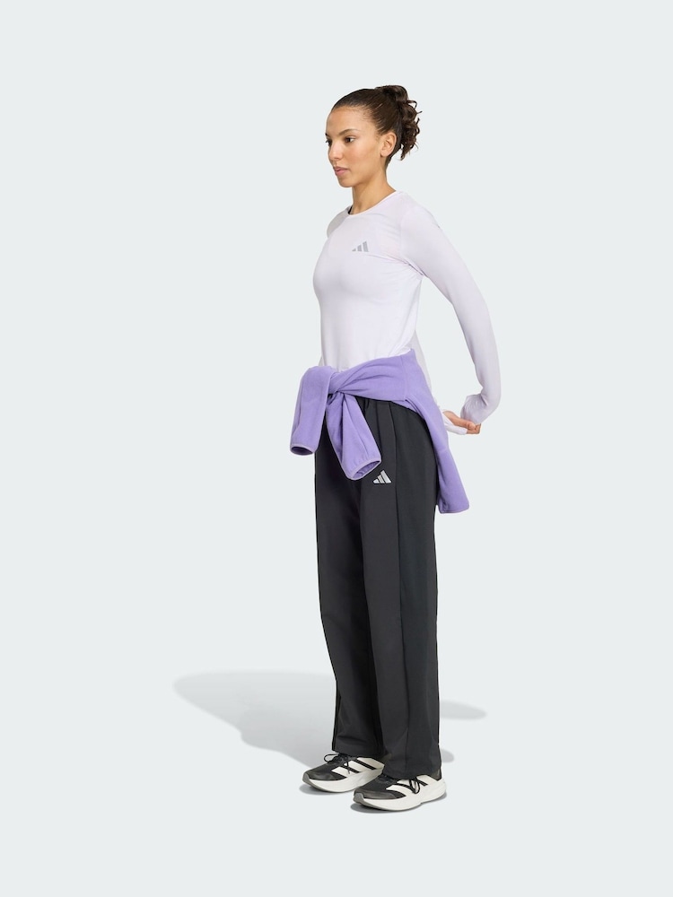adidas Purple Adi365 Running Essentials Long Sleeve T-Shirt - Image 1 of 6